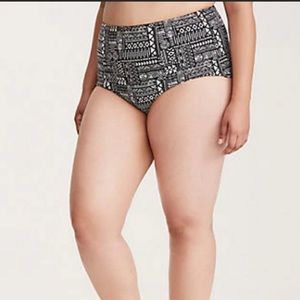 Tribal High Waisted Swim Bottoms Torrid